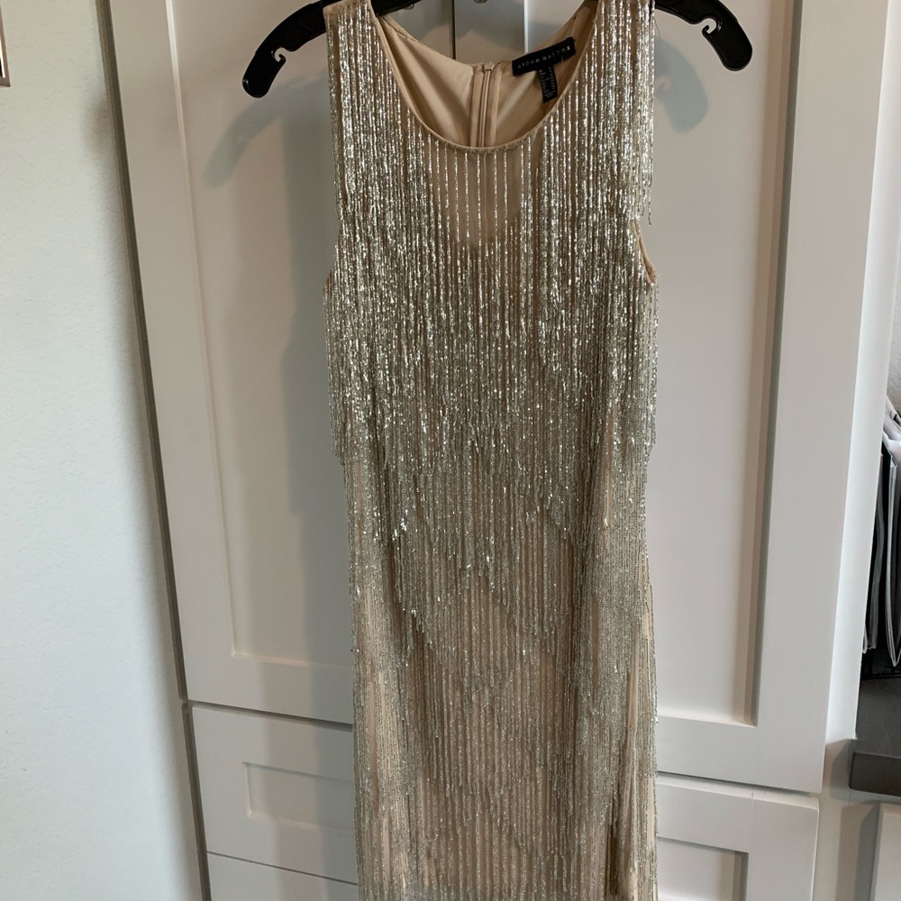 Aidan Mattox beaded cocktail dress